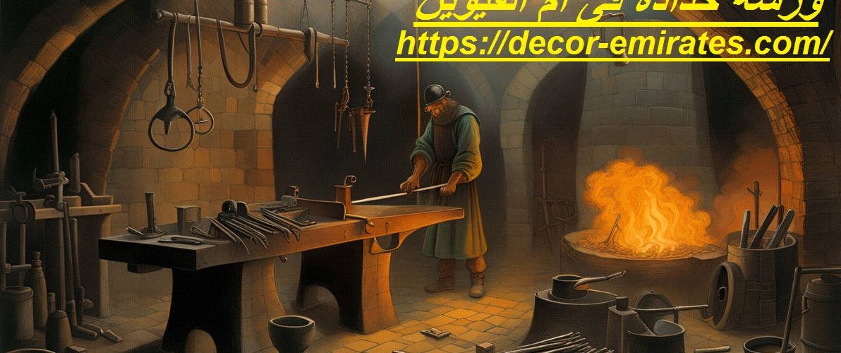 ورشة حدادة فى ام القيوين