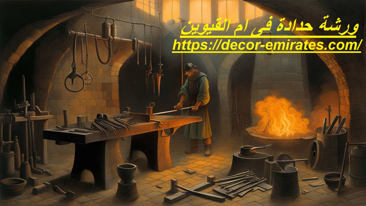 ورشة حدادة فى ام القيوين