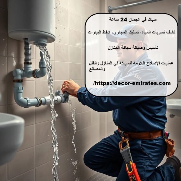 سباك في عجمان 24 ساعة