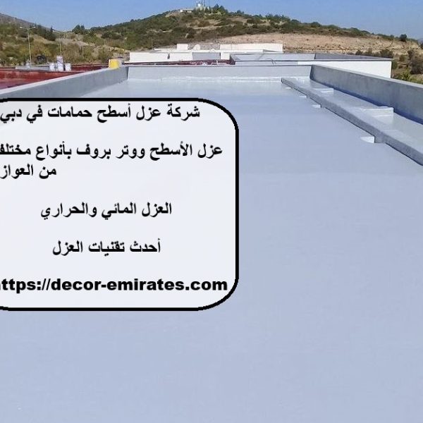 شركة عزل أسطح حمامات في دبي